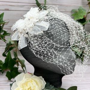 Bridal Headpiece, Bird Cage, Hair piece with Comb
